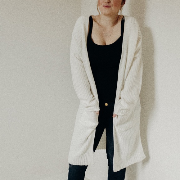 Sweaters - NWT Alison Andrew Long-line Knit Cardigan